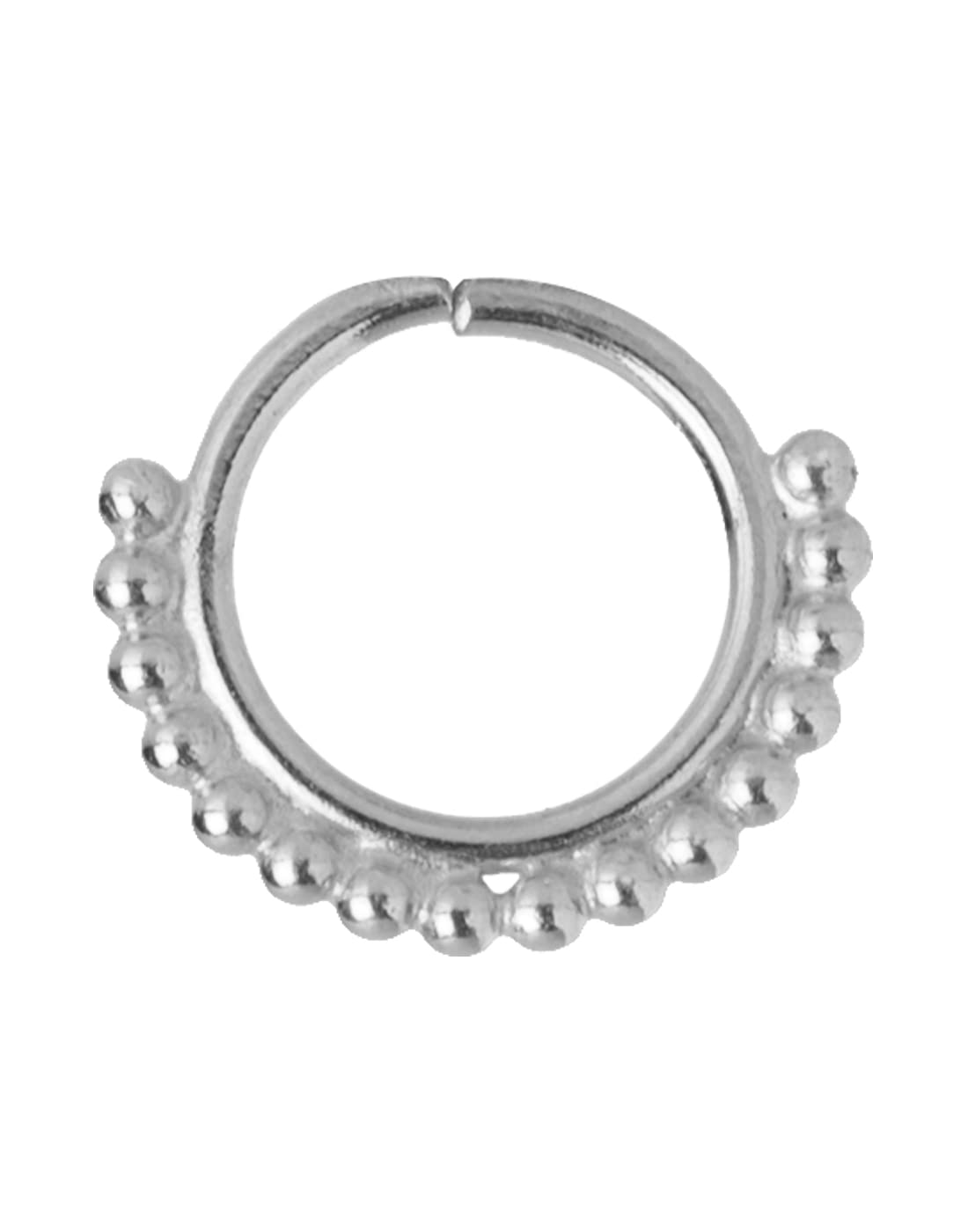 abhooshan 92.5 Sterling Silver Tribal Designer Nose Ring for Women and Girls. Multi Upper Piercing Ear Lobe, Helix, Tragus, Septum & Cartilage (Bohemian Silver Nose Ring) (B09RQQS8JB) Amazon Price History, Amazon Price Tracker