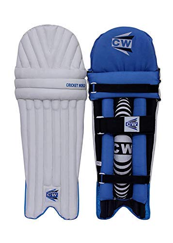Image of CW MAX Cricket Kit |Batting Pads Gloves Arm Guard | Elbow Guard Thigh Pad Left & Right (Blue Small Boys)