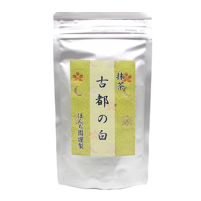 Amazon | Honjien tea 抹茶 古都の白 100g 袋 薄茶 ほんぢ園 茶道用