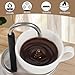 Mogrecha Uncoated 4 Cup Single Tube Moka Pot 304 Thickened Stainless Steel Mini Coffee Maker Stovetop Espresso Coffeemaker Italian Classic Style Brewing Greca Cafe Mocha for Camping Travel Home 310ml