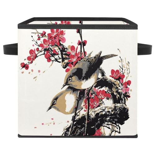 Panier de rangement oiseaux chinois pour une maison douce et ordonnée