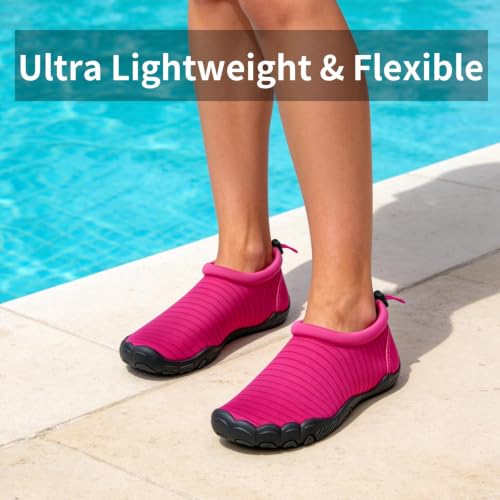 Image of Mishansha Womens Barefoot Water Shoes Wide Toe Box Swim Shoes Quick Dry Non Slip