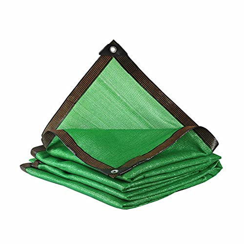 AWSAD Voile D'ombrage Toile D Ombrage Épaississement du Chiffrement Ventilation avec Œillets pour Patio Cour Plate-Forme Vert, 23 Tailles (Color : Green, Size : 3x4m) Cover