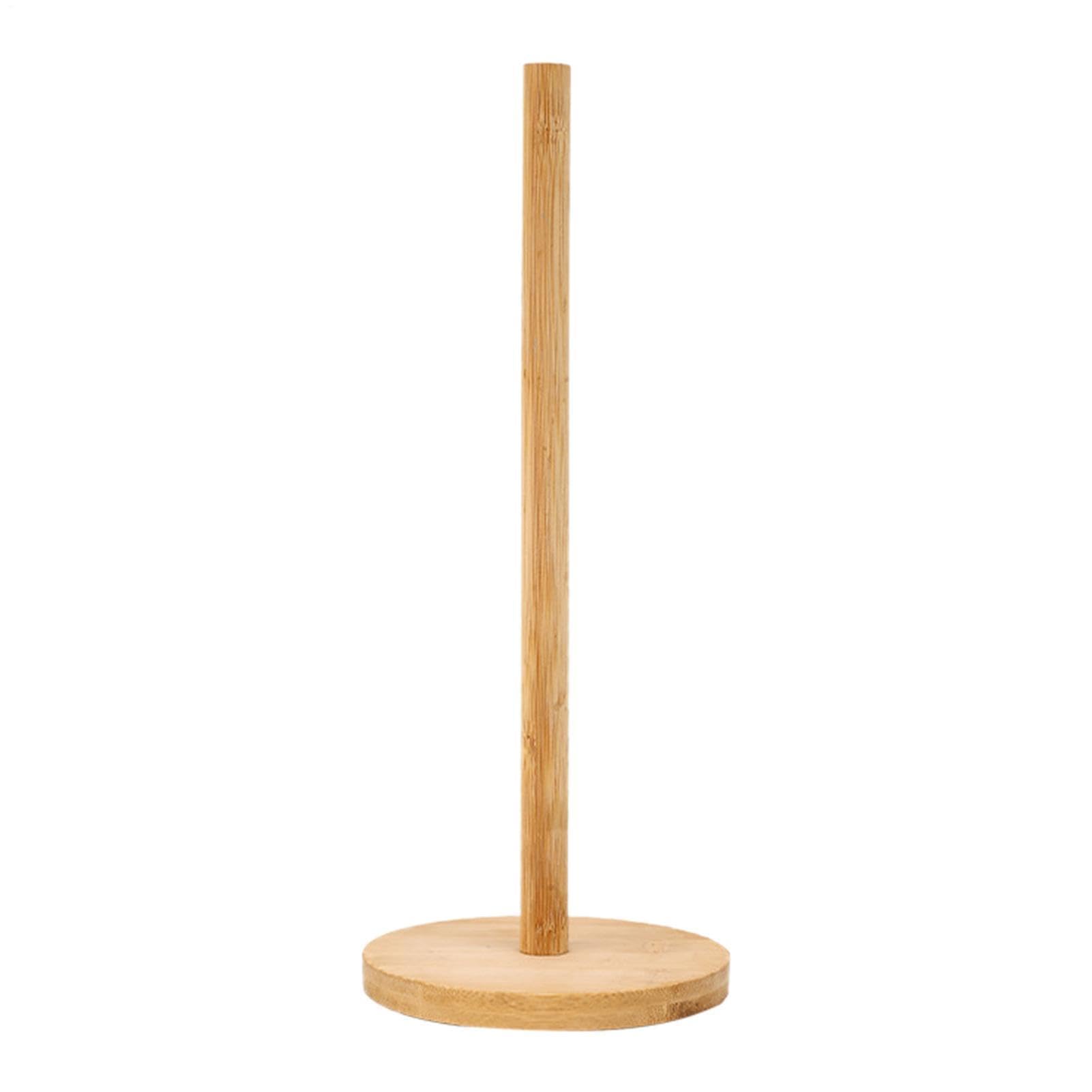 Paper Towel Holder Boho Natural Paper Towel Roll Holder Anti-Skid Base