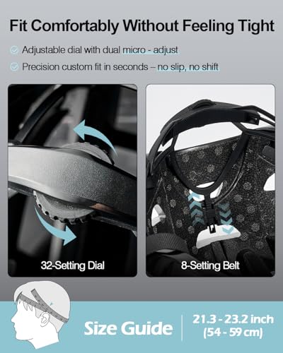 Odoland Adult Bike Helmet for Men & Women, Super Ventilation for Commuting - image 5