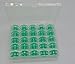 Bequilter 25Pcs/Box Clear Green Bobbins Compatible with Viking Husqvarna White Home #4125615-45#4131825-45
