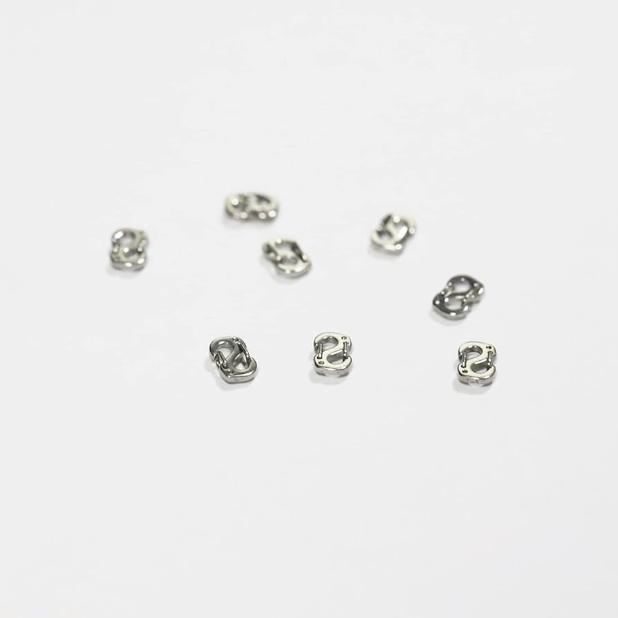 Amazon.co.jp: 【2個】304ステンレス鋼のS字型接続金具 金属