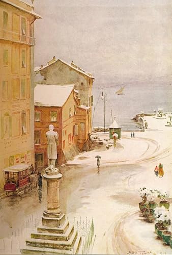 Toile Piazza Mazzini Tyndale pour sublimer un mur vide avec un grand tableau chic