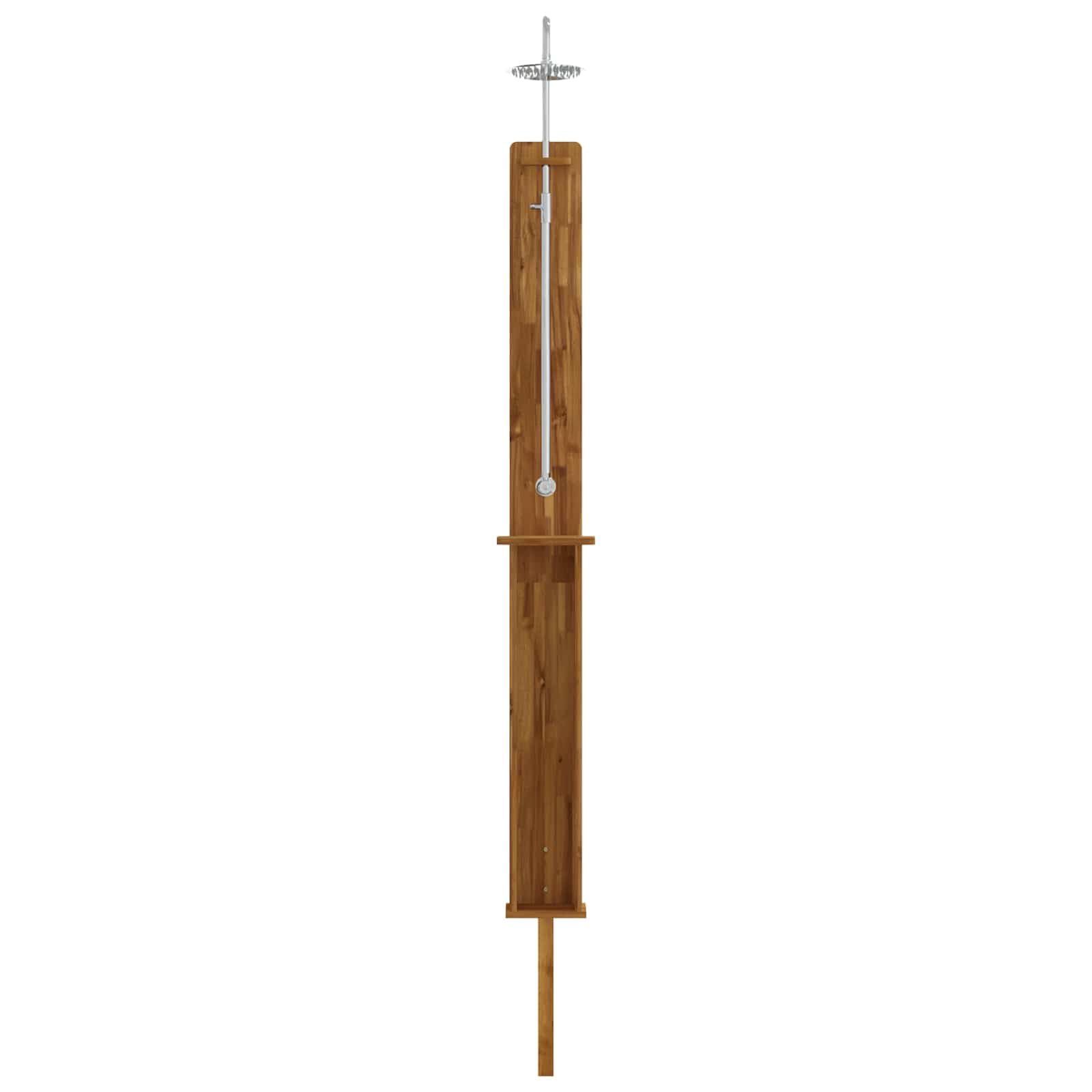 vidaXL Ducha exterior 257 cm Natural