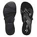Clarks Women's Breeze Sea Flip-Flop, Black Patent, 9