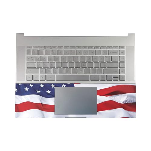 Image of Gaming Skin Compatible with HP Envy x360 16 inch (2023) - American Flag - Premium 3M Vinyl Protective Wrap Decal Cover - Easy to Apply | Crafted in The USA by MightySkins