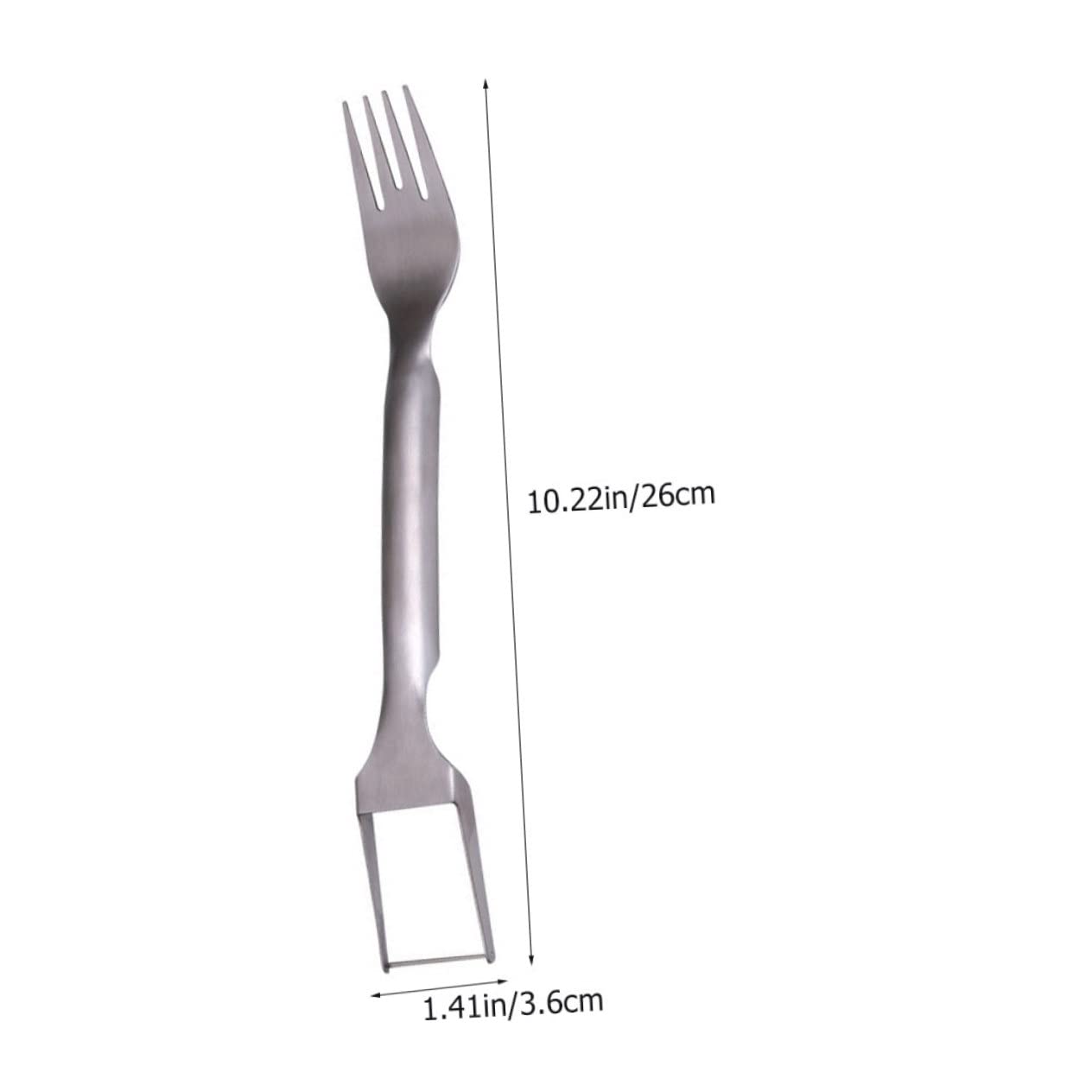 OUNONA 2pcs Portable Watermelon Cutting Tools Stainless Steel Fruit Slicers for Easy Serving Restaurants and Hotels Multifunctional Watermelon Forks for Cubes