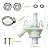 Flush Water Valve Replacement Fit for Dometic 300 310 320 series,RV Camper Traveler Vacu-flush Toilet Water Valve #385311641