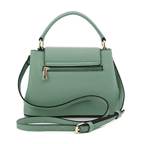 Image of EVVE Women's Small Satchel Bag Classic Top Handle Purses Fashion Crossbody Handbags with Shoulder Strap