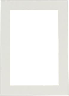 CountryArtHouse Taupe Acid Free 11x17 Picture Frame Mats with White Core Bevel Cut for 8.5x11 Pictures - Fits 11x17 Frame - One Mat