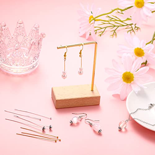 250 Pieces Head Pins For Jewelry Making Include 200 Pieces 2 Inch 22 Gauge Gold Silver Ball Head Stick Pins And 50 Pieces 2.1 Inch 21 Gauge Antique Silver Headpins For Diy Earrings Crafts Needles #TOP6