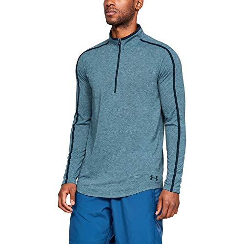 Under Armour Siro Elite 1/2 Zip, Academy//Academy, Large