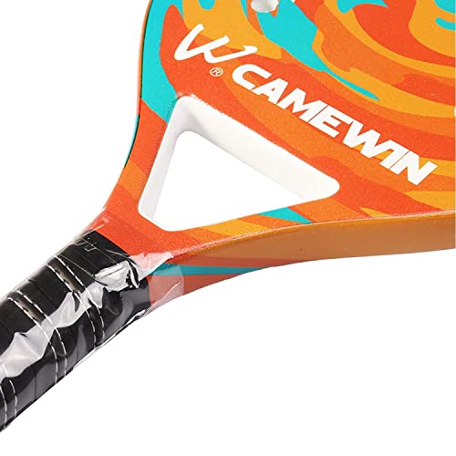 Kit 2 Raquetes Para Beach Tennis Profissional Em Fibra Carbono Com Capas Protetoras - Camewin (Cores