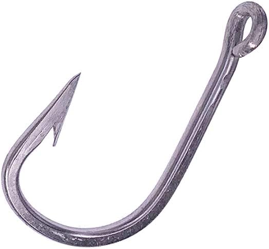 Swordfish & Tuna Hooks 10/0, 14 Pcs Stainless Steel for Deep Drop & Offshore Big Game Fishing, Includes Resealable Pack, Ideal for Swordfish, Tuna, Marlin & Heavy-Duty Saltwater Fishing – Item #894