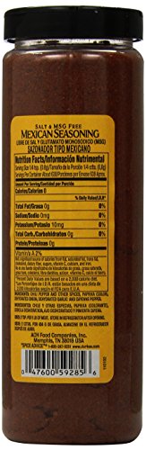 Durkee 100% Salt Free Mexican Seasoning, 18 Ounce #TOP1