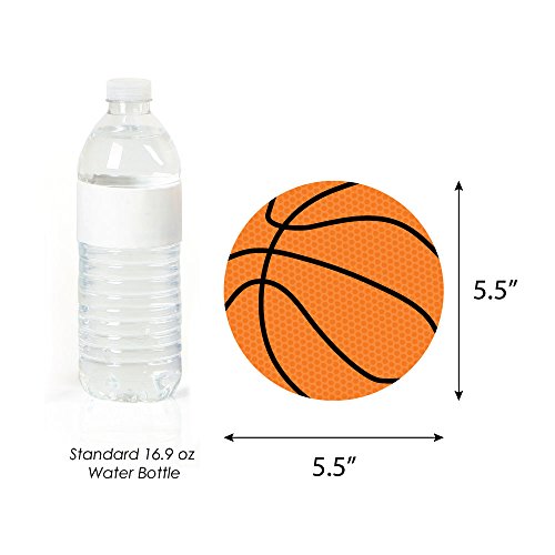 Big Dot of Happiness Nothin' but Net - Basketball Decorations DIY Baby Shower or Birthday Party Essentials - Basketball Birthday Decorations - Party Decorations - Set of 20