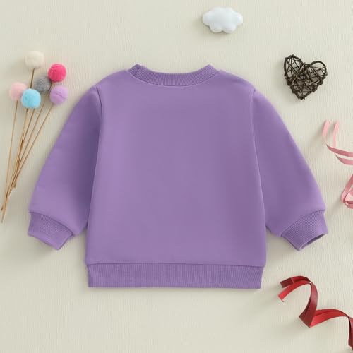 Toddler Baby Girl Boy Mardi Gras Outfit Letter Crewneck Sweatshirt Long Sleeve Shirt Tops Spring Clothes4