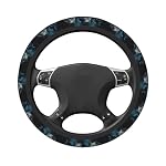 Animal Wolf Car Steering Wheel Cover, Universal Car Accessory Breathable Anti-Slip Elastic for Men Women - Image 2