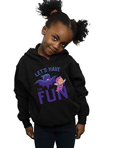 DC Comics Girls Teen Titans Go Lets Have The Fun Hoodie Black 9-11 Years