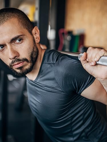 3 & 5 Pack Shirts for Men Moisture Wicking Workout Performance Dry Fit Mesh Gym Athletic Running T-Shirt3