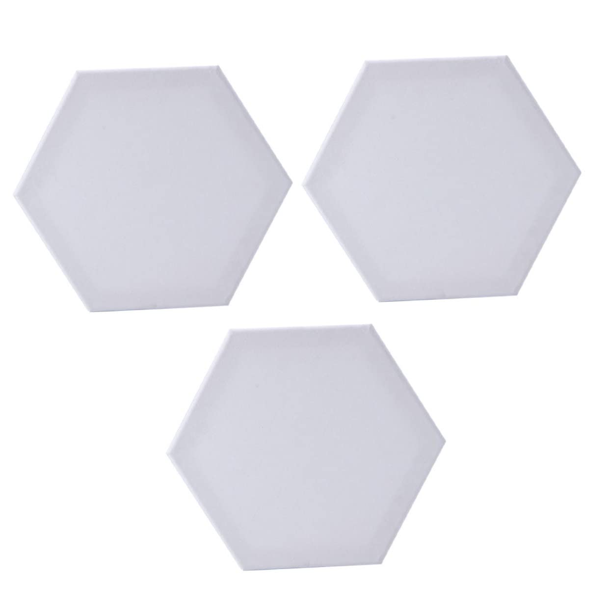 Panneaux hexagonaux en coton de 12,5 cm, un présent créatif idéal pour artistes amateurs de dessin