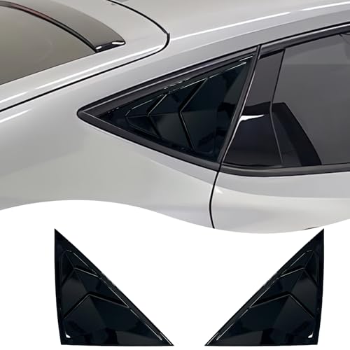 MUXEE Window Louver,for Acura Integra 2023 2024 2025, ABS Print Sport Window Decorative Covers, Exterior Trim Accessories - Bright Black