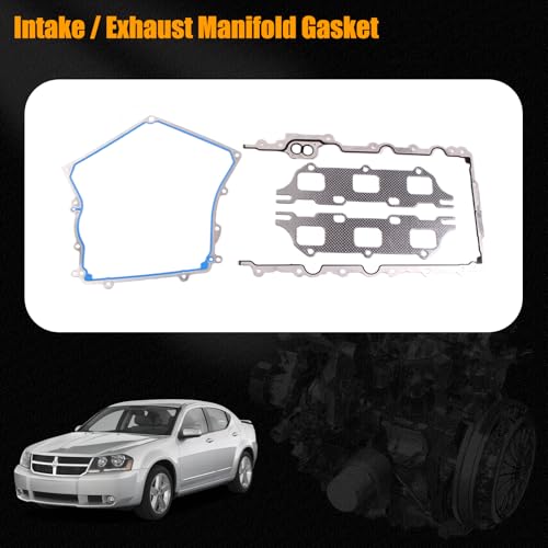 Image of AUCERAMIC HS9514PT-1 Engine MLS Full Cylinder Head Gasket Set Fit 2009-2010 for Chrysler 300 chrysler sebring, for 2009-2010 for Dodge Avenger Charger 2.7L V6 DOHC VIN D HS54230