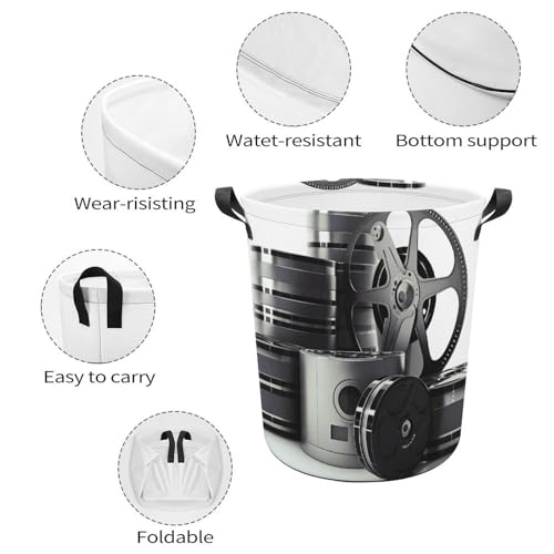 Panier à linge pliable peu encombrant pour buanderie et espace restreint - 5