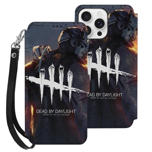 iPhone 16 Pro Max用 ケース 手帳型 デッドバイデイライト Dead By Daylight Iphone16用カバー アイフォン16 用 ケース スマホケース おしゃれ 人気 財布型 PUレザー 携帯カバー カード収納 スタンド機能