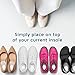 Figly Heel Cushions for Heel Pain Relief (4 Pack) - Heel Spur Relief Products Heel Pads Heel Inserts Women Gel Heel Cups Heel Pain Men Heel Cups Plantar Fasciitis, Heel Supports Heel Pain Shoe
