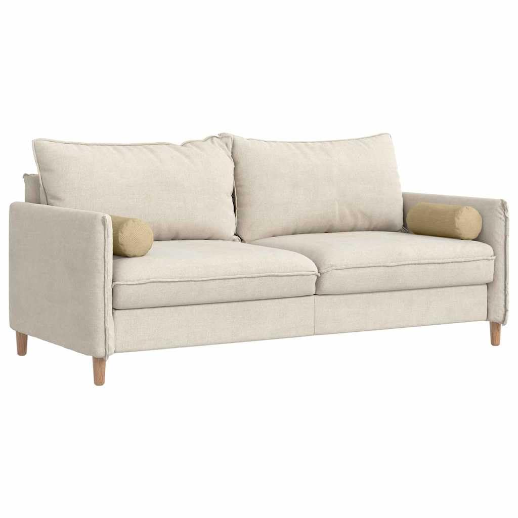 Poduszka bolster 2 sztuki szaro-zielona Ø 15 x 40 cm, sztruksowa, poduszka ozdobna na kanapę, sofę, łóżko, do wnętrz, wygodna poduszka pod kark, miękka