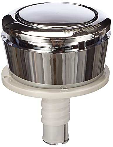 Wirquin 10724090 Bouton simple poussoir pour mécanismes Wirquin, chromé