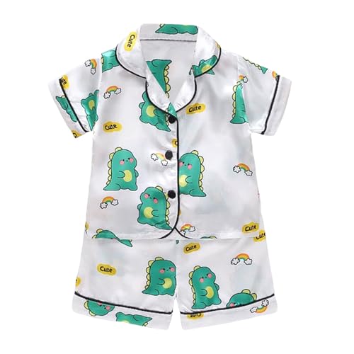 ベビー服 上下セット 子供 パジャマ ボタン 半袖 子供服 男の子 女の子 2点 部屋着 ガールズ 可愛い 夏 ルームウェア キッズ ベビー 前開き 肌触りがいい おしゃれ 前開きパジャマ 寝巻き 普段着 ユニセックス 誕生日プレゼント(04-ライトグリー