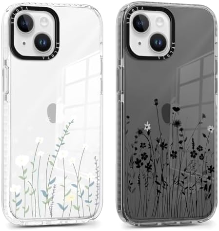Xylota 2 przezroczyste etui na telefon komórkowy Samsung Galaxy A34 5G 6,5", przezroczyste etui Aesthetic z motywem serca miłosnego, miękkie, silikonowe, cienkie, TPU, odporne na uderzenia i