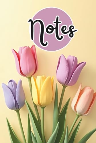 Tulip Composition Notebook, Christian Flower Journal, Bright Spring Travel Size Diary for Women, Teens, and Children: 120 Lined Pages, 6"x9", Eco-Friendly image 2