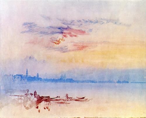 Tableau Venise de Turner 60x90cm impression murale ZHAOSHAN pour bureau