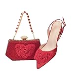 Conseils de coiffure: Associez-le à une robe de mariée blanche pour un look élégant, ou optez pour une robe batik africaine pour une touche exotique. La pochette peut être associée à des boucles d'oreilles dorées et des accessoires pour cheveux en cristal, et le schéma de couleurs bleu et doré des chaussures et du sac complète également les robes sophistiquées