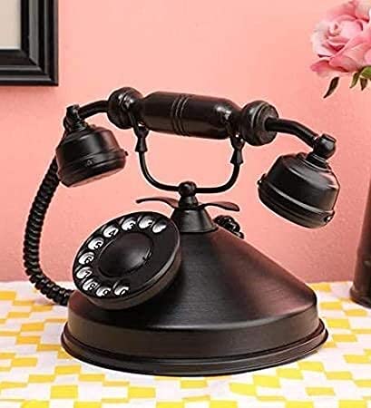 landline telephone Vintage Collection Black Finish Non Working Showpiece Telephone DBC-image-38