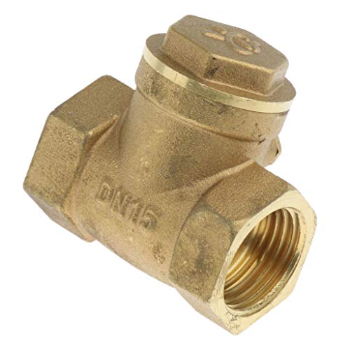 Preisvergleich Produktbild DN15 Einweg Rückschlagklappe, Innengewinde, Messingmaterial, 1 / 2 Zoll
