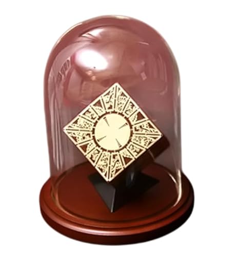 Glass Dome with Base and Stand for a Hellraiser Puzzle Box - Lament Configuration