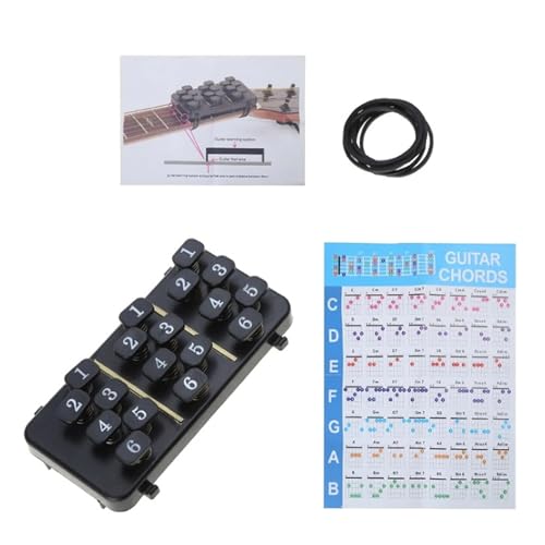 ギターコードトレーナーツールラーニングシステムは、ほとんどのフルサイズのアコースティックギターのフィンガーティーチエイドを支援します