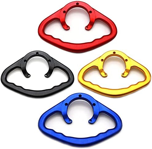 Miniatura 6 de Manijas de agarre de mano para pasajeros de motocicleta, riel de agarre para asiento de niño, reposabrazos trasero para tanque de gasolina, manillar