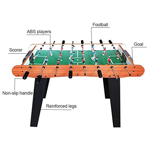 KHYTEBV Tischfußballtisch, freistehender Fußballtisch, Tischfußballspiel, für Erwachsene und Kinder, für Indoor-Spielspaß-Sportspiel – Bild 3