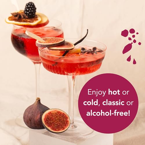 Mulled Wine Kit by Craftly | DIY Mulled Wine Set | DIY kit gift for wine lovers | Spiced Wine Mix | Includes Spices, Recipes, & Instructions