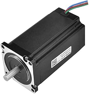 RTELLIGENT Nema 23 Stepper Motor 3.0Nm/425oz.in 4-lead 57x57x100mm 8mm Shaft High Torque Step Motor CNC Mill Lathe Router